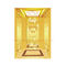 Pvc-van de de Cabinedecoratie van de Vloerlift het Titanium Gouden Hairline Roestvrij staal