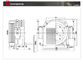 Het Systeem van de tractielift/Gearless-Liftmotor voor Machinelift 630KG