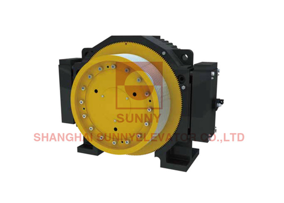 Block Brake PM Gearless Traction Machine voor liften met 1600-2500 kg laadvermogen en 1.0-3.0m/s snelheid