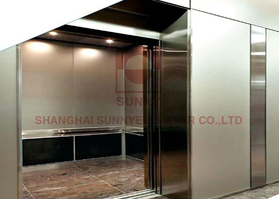 2.4 x 2,4 m passagierslift met tandwielloze permanente magneet synchrone machine en VVVF besturingssysteem