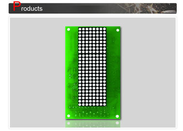 Dot Matrix Display Panel met Liftlcd Vertoning Groene 132 X 70mm