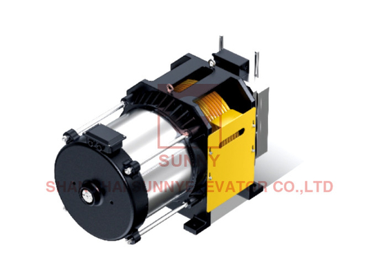Single Wrap Brake Current Lift Gearless Traction Machine 24 polen DC110v Brake Vol S5-40% Werksysteem