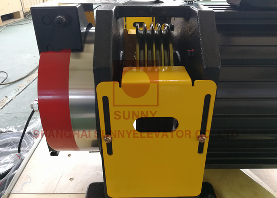 450 - 1350 kg tandwielloze tractie-machine met 2: 1 touw IP41 16 polen en DC110v rem vol
