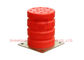 De rode Grootte van de de Samenstellende delenpu Buffer van de Liftveiligheid 14 - 16 mm