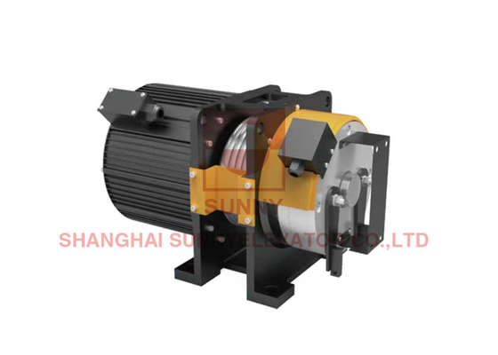 220V/380V Spanning Gearless Traction Machine voor lift met IP41 beschermingsgraad en 2 1 Roping