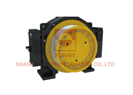Block Brake PM Gearless Traction Machine voor liften met 1600-2500 kg laadvermogen en 1.0-3.0m/s snelheid