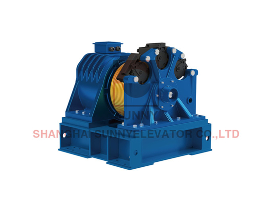 IP41-kwalificatie voor tandwielloze trekmachine voor liften met Phi 540 mm schuifdiameter