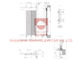 Fermatortype Schuifdeurexploitant met 48 Mm-Concentrische Wielen van Diameter