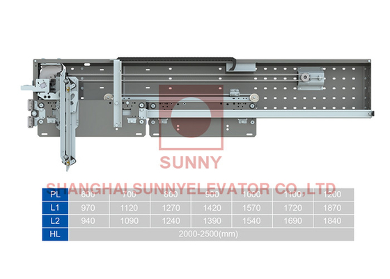 600~1200mm HL 2 Panel Side Opening Pm Synchrone deuroperator