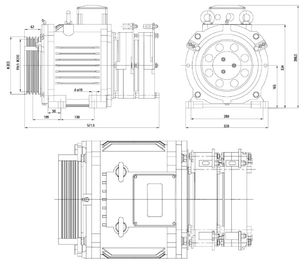 Lift-tractieapparaat / tandwielloze tractie-machine