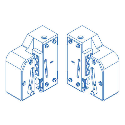 Veiligheidsvoorzieningen voor liften Railbreedte 9/10/14/15.88/16mm Progressieve veiligheidsvanginrichting voor liften
