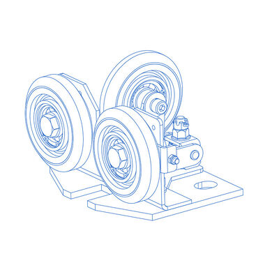 Semi-elastische schoenenlift veiligheidsvoorzieningen met 10/16 mm breedte van geleidingsrails