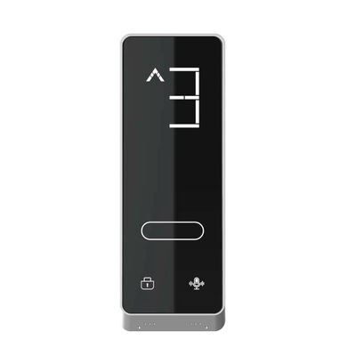 Lift call panel met infrarood touch inductie met opvloeistof gemonteerd gehard glas LOP voor liftonderdelen