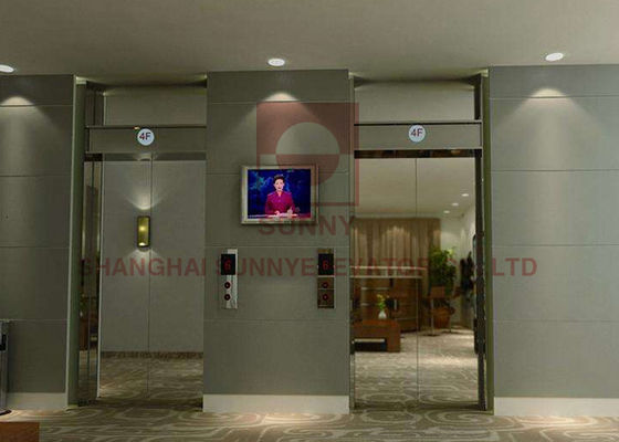 2.4 x 2,4 m passagierslift met tandwielloze permanente magneet synchrone machine en VVVF besturingssysteem