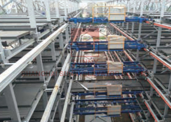 380V 3-fase 5-draad vlakke bewegende PLC-besturing Mechanische parkeerapparatuur voor auto-parkeerlift