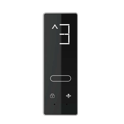 Lift call panel met infrarood touch inductie met opvloeistof gemonteerd gehard glas LOP voor liftonderdelen