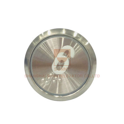 Braille-Liftknopen met Prachtige Blik 50MA 18.5MM voor Liftdelen